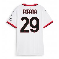 Dres AC Milan Youssouf Fofana #29 Preč pre Ženy 2024-25 Krátky Rukáv